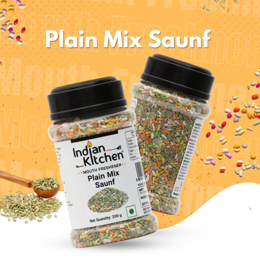 Indian Kitchen Plain Mix Saunf 200g Indian Kitchen Plain Mix Saunf 200g